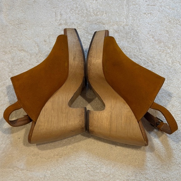 Rachel Comey Women's Ochre Peep Toe Mules - Picture 6 of 7